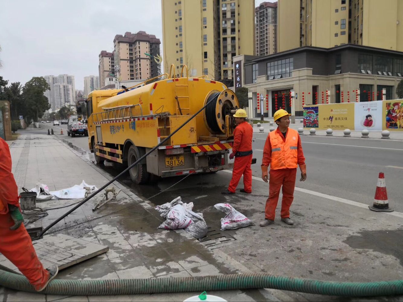 望奎排污管道清淤-管道清洗