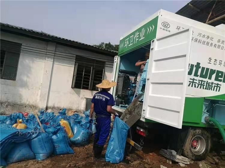 望奎工业污泥压干处理